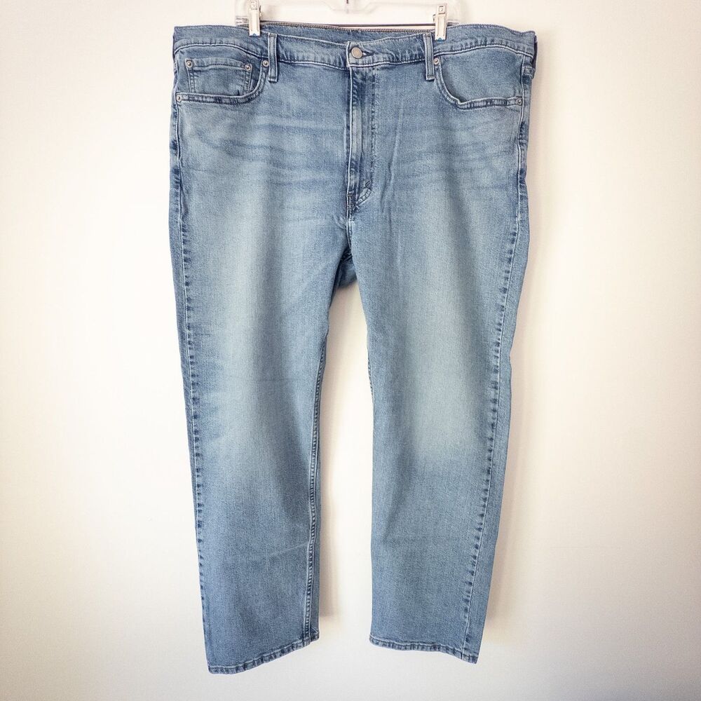 Levi's Light Wash Blue Denim Jeans Relaxed Fit Men's 3XL